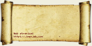 Anastasija Čović vizit kartica